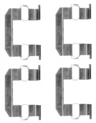 Комплектующие, колодки дискового тормоза MGA A242