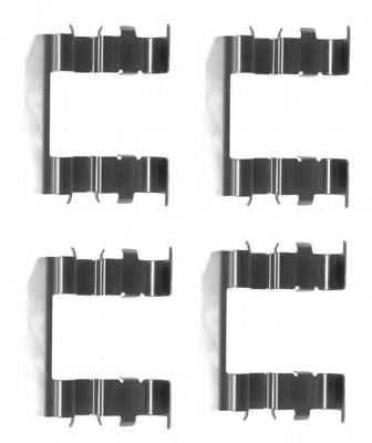 Комплектующие, колодки дискового тормоза MGA A293