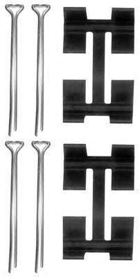 Комплектующие, колодки дискового тормоза MGA A68