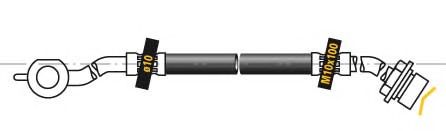 Тормозной шланг ROULUNDS RUBBER 73170