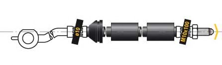 Тормозной шланг MGA F6040