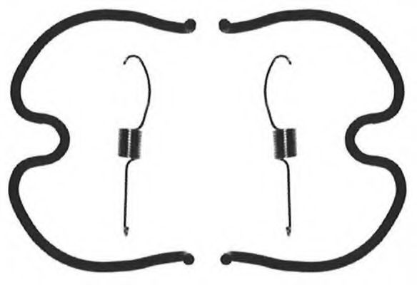 Пружина, тормозная колодка MGA R199