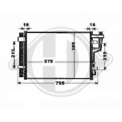 Конденсатор, кондиционер DIEDERICHS 8655300