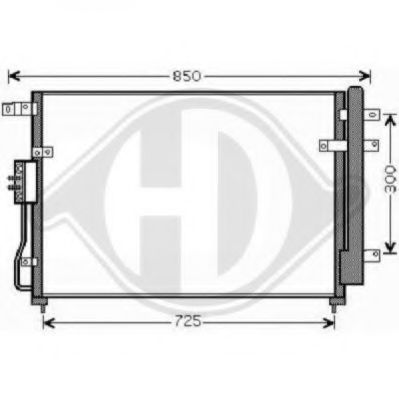 Конденсатор, кондиционер DIEDERICHS 8658101
