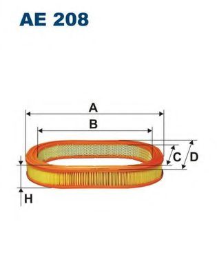 Воздушный фильтр FILTRON AE208