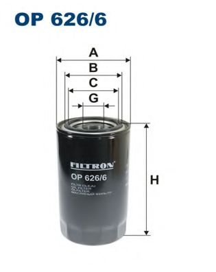 Масляный фильтр FILTRON OP626/6