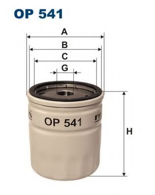 Масляный фильтр FILTRON OP541