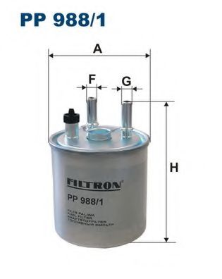 Топливный фильтр FILTRON PP988/1