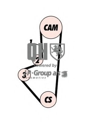 Комплект ремня ГРМ JP GROUP 3112100319