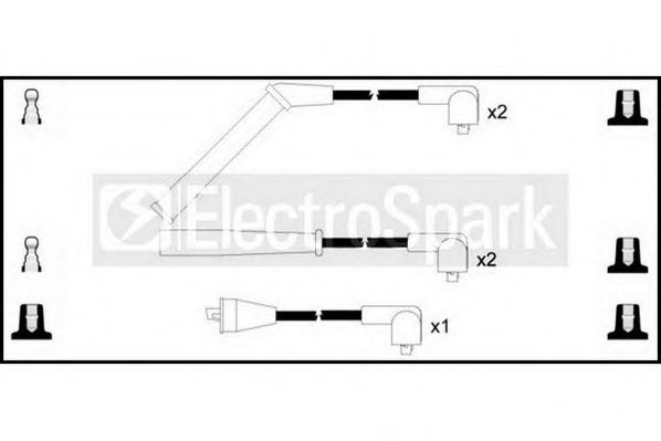 Комплект проводов зажигания STANDARD OEK875