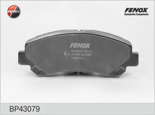 Комплект тормозных колодок, дисковый тормоз FENOX BP43079