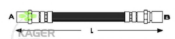 Тормозной шланг KAGER 38-0769