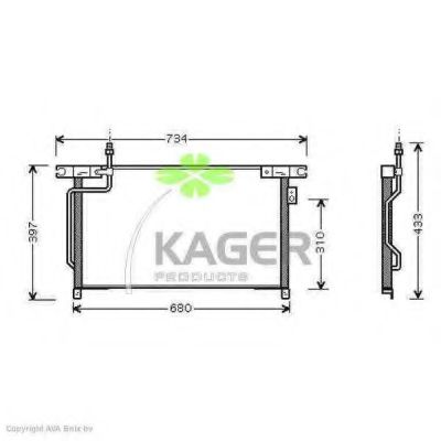 Конденсатор, кондиционер KAGER 94-5089