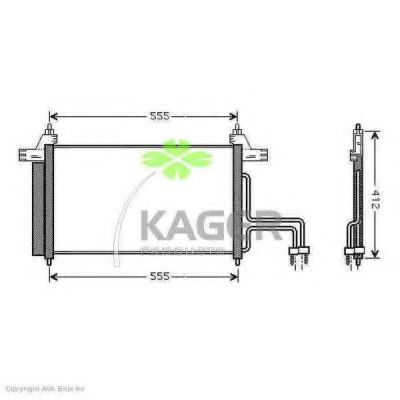 Конденсатор, кондиционер KAGER 94-5154