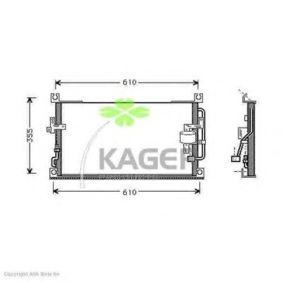 Конденсатор, кондиционер KAGER 94-6134