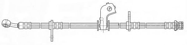 Тормозной шланг KAWE 512371