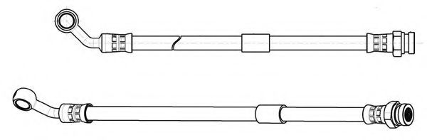Тормозной шланг KAWE 514572