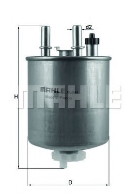 Топливный фильтр MAHLE ORIGINAL KL 834