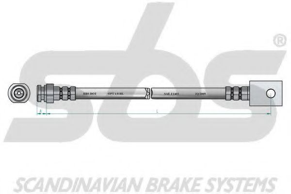 Тормозной шланг PEX 60003