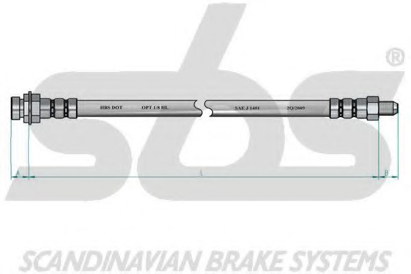 Тормозной шланг CEF 510737