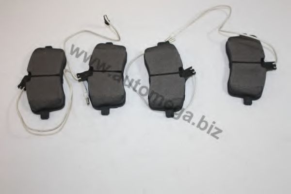 Комплект тормозных колодок, дисковый тормоз AUTOMEGA 304254022