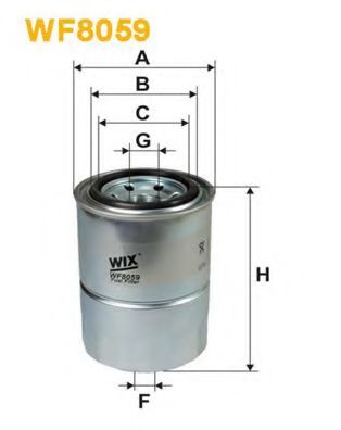 Топливный фильтр WIX FILTERS WF8059