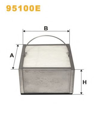 Топливный фильтр WIX FILTERS 95100E