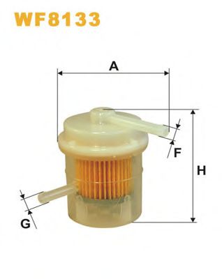 Топливный фильтр WIX FILTERS WF8133