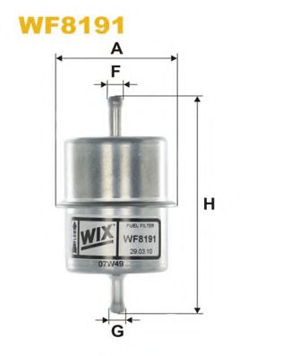 Топливный фильтр WIX FILTERS WF8191