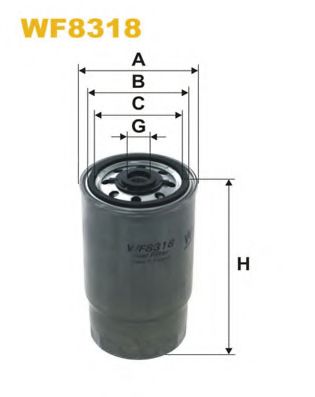 Топливный фильтр WIX FILTERS WF8318