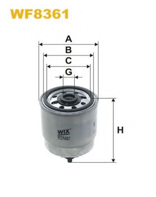 Топливный фильтр WIX FILTERS WF8361