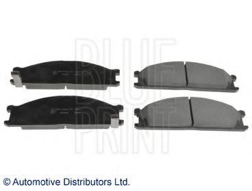 Комплект тормозных колодок, дисковый тормоз BLUE PRINT ADN14297