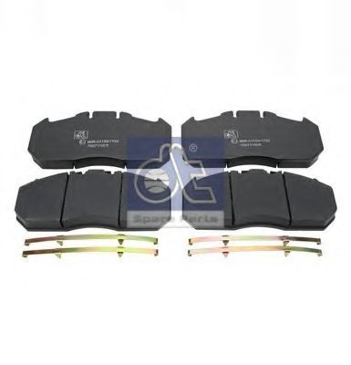 Комплект тормозных колодок, дисковый тормоз ST-TEMPLIN 870018