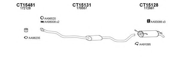 Система выпуска ОГ VENEPORTE 150106