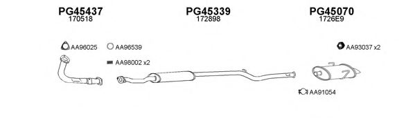 Система выпуска ОГ VENEPORTE 450009