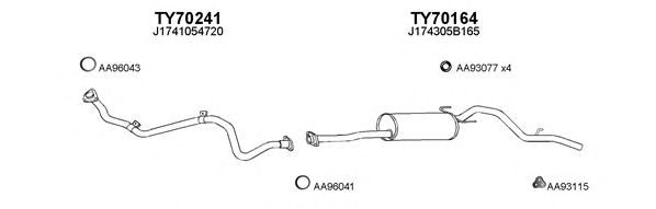 Система выпуска ОГ VENEPORTE 700110