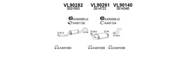 Система выпуска ОГ VENEPORTE 900150