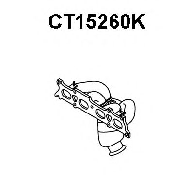 Катализатор коллектора VENEPORTE CT15260K