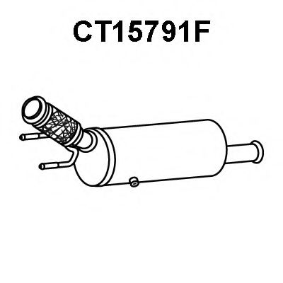 Сажевый / частичный фильтр, система выхлопа ОГ VENEPORTE CT15791F