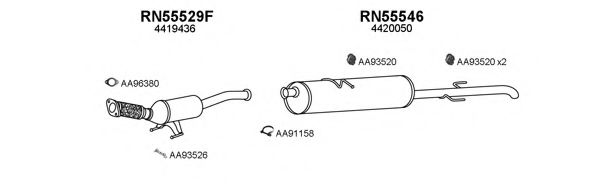 Система выпуска ОГ VENEPORTE 400572