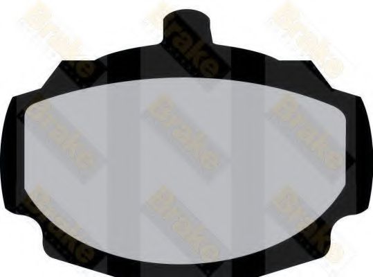 Комплект тормозных колодок, дисковый тормоз REMSA 4900