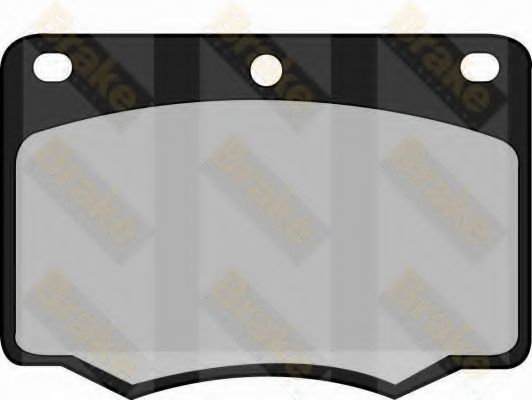 Комплект тормозных колодок, дисковый тормоз Brake ENGINEERING PA300