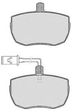 Комплект тормозных колодок, дисковый тормоз RAICAM 20359