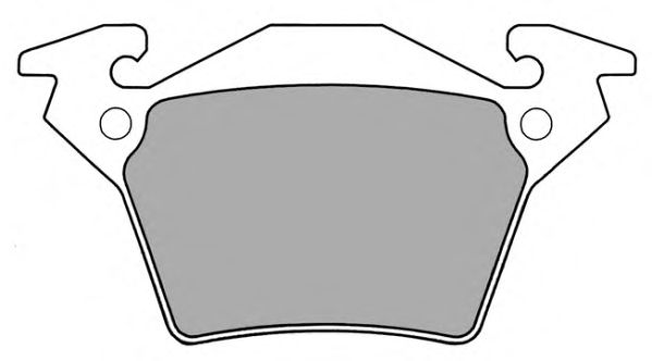Комплект тормозных колодок, дисковый тормоз FREMAX FBP-1134