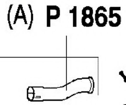 Труба выхлопного газа FENNO P1865