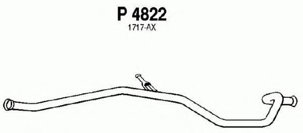 Труба выхлопного газа FENNO 4822