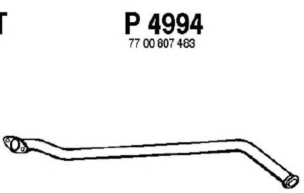 Труба выхлопного газа FENNO P4994