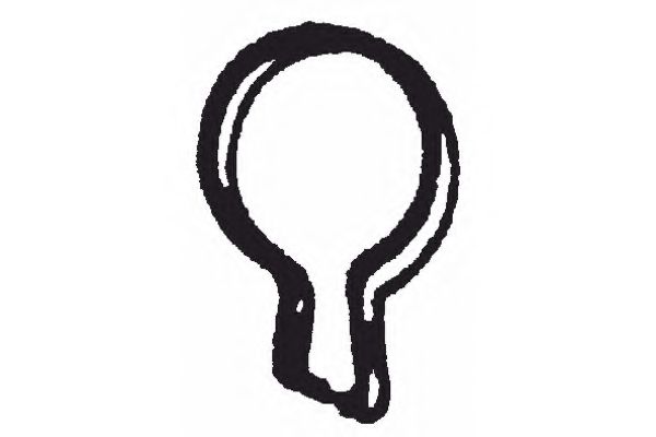 Кронштейн, труба выхлопного газа FENNO X11100