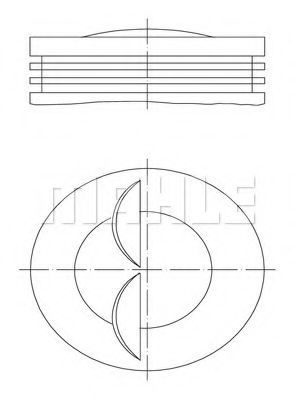 Поршень PERFECT CIRCLE 56 06178 C