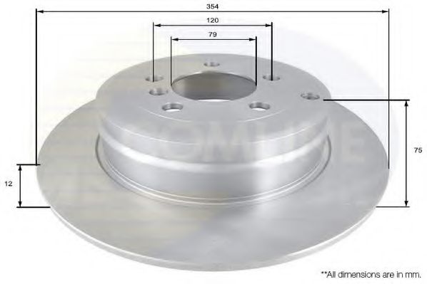 Тормозной диск REMSA 61381